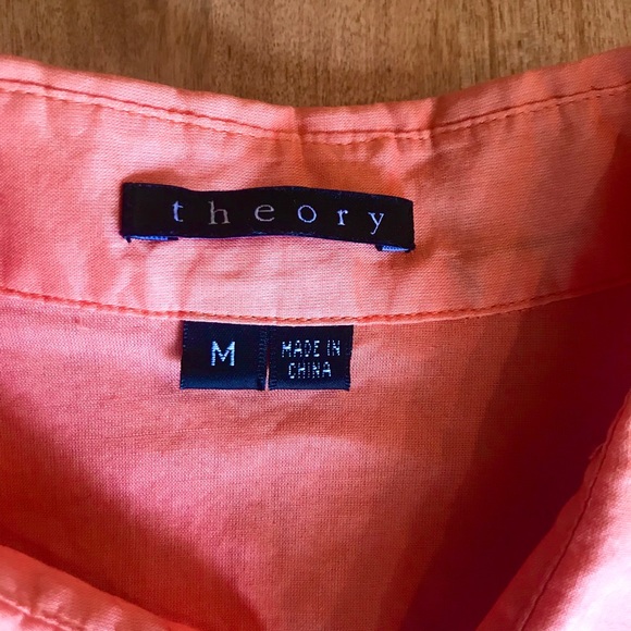 Theory two pocket long sleeve blouse - Picture 5 of 8